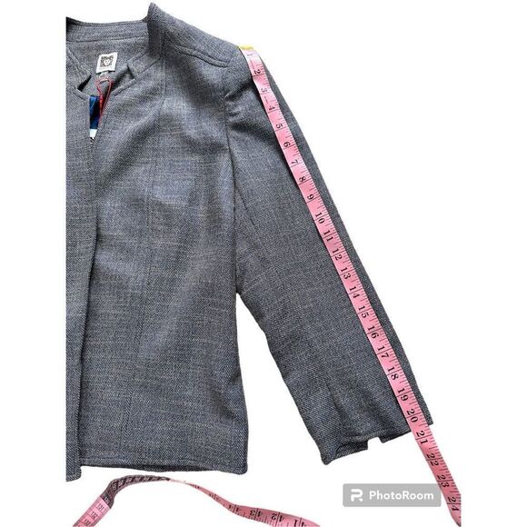 Anne Klein Women’s Blue Printed Blazer Jacket Size 12 Spruce/Fawn - Picture 11 of 14